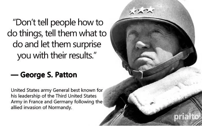 George Patton Quotes - Source: https://twitter.com/AlexBangash/status/803414936806457344?s=20 George Patton Quotes - Source: https://twitter.com/AlexBangash/status/803414936806457344?s=20